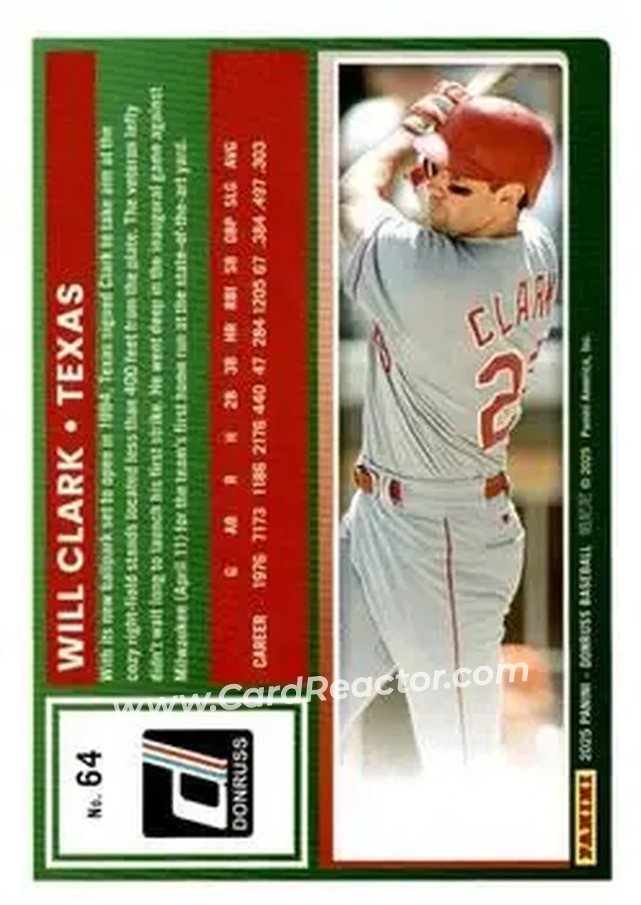 Back of Will Clark