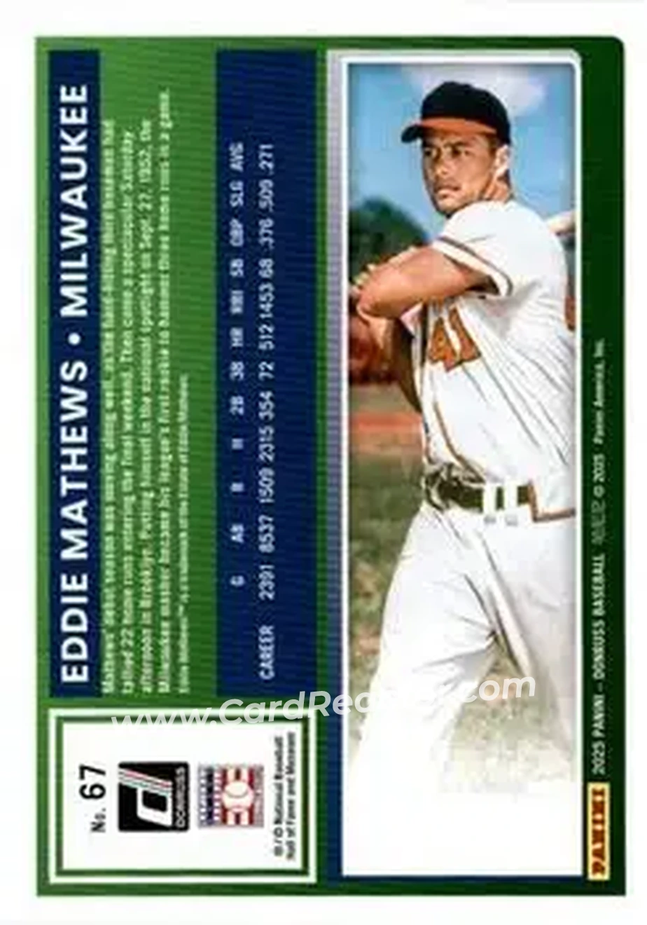Back of Ed Mathews