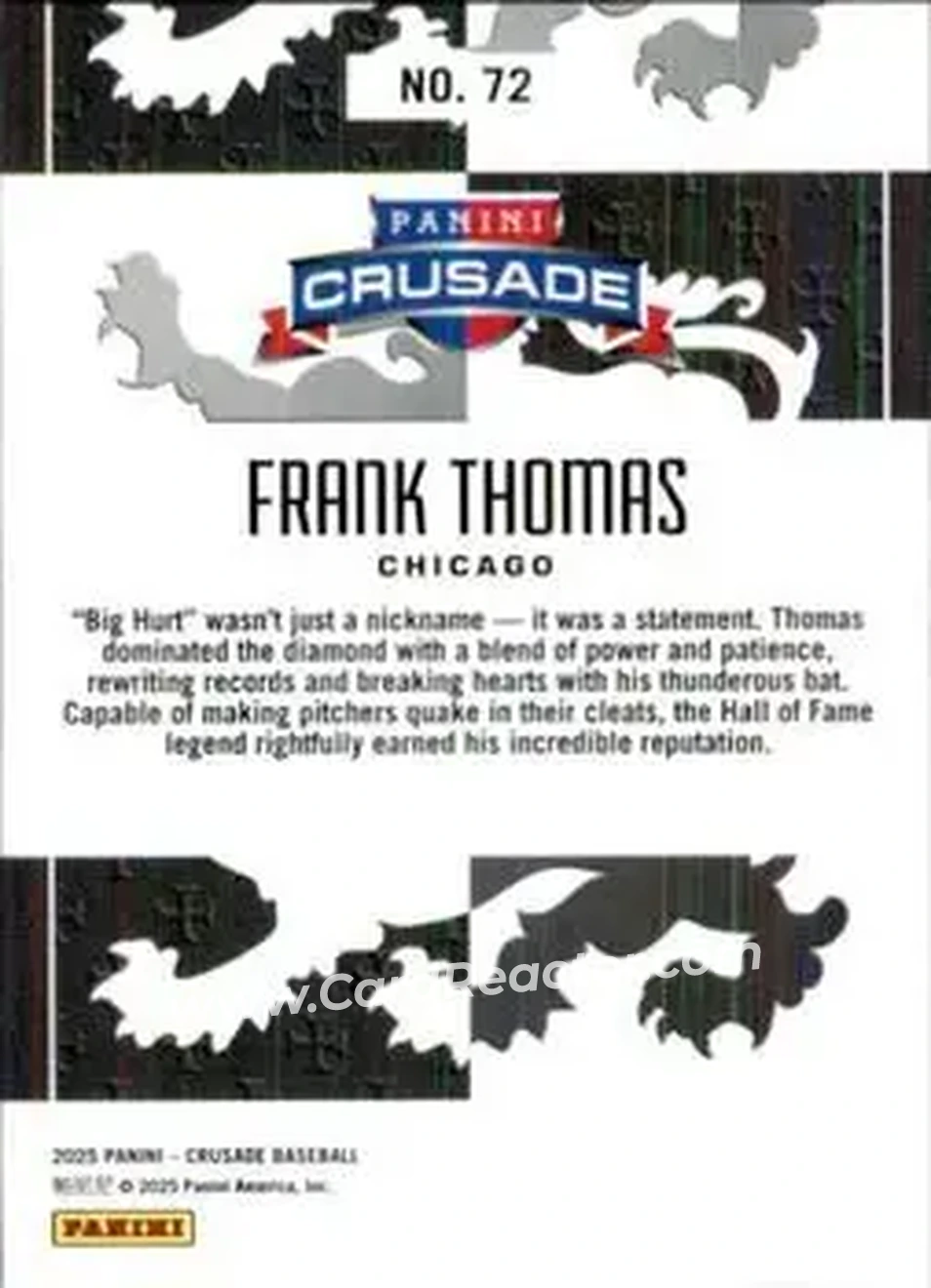 Back of Frank Thomas