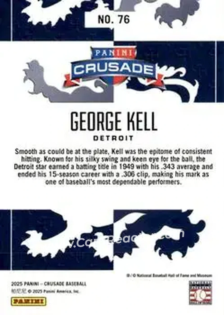 Back of George Kell