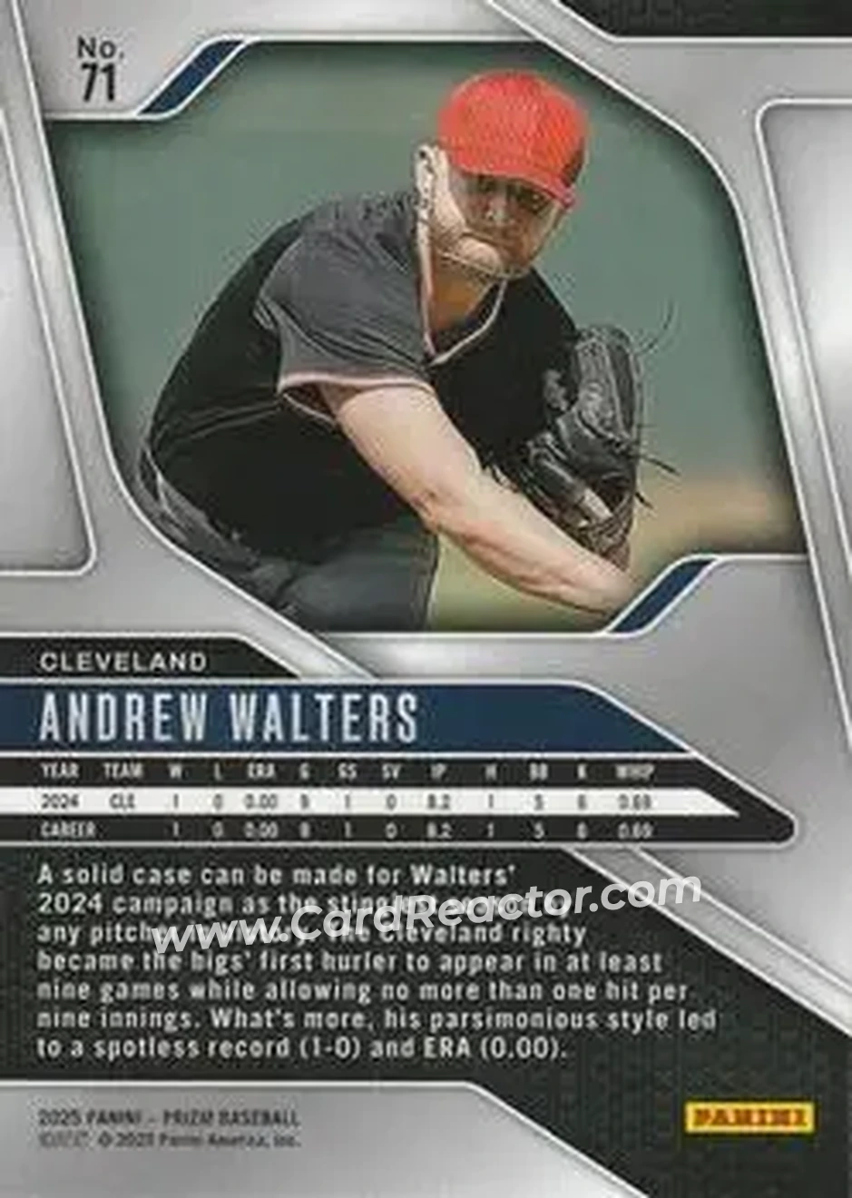 Back of Andrew Walters