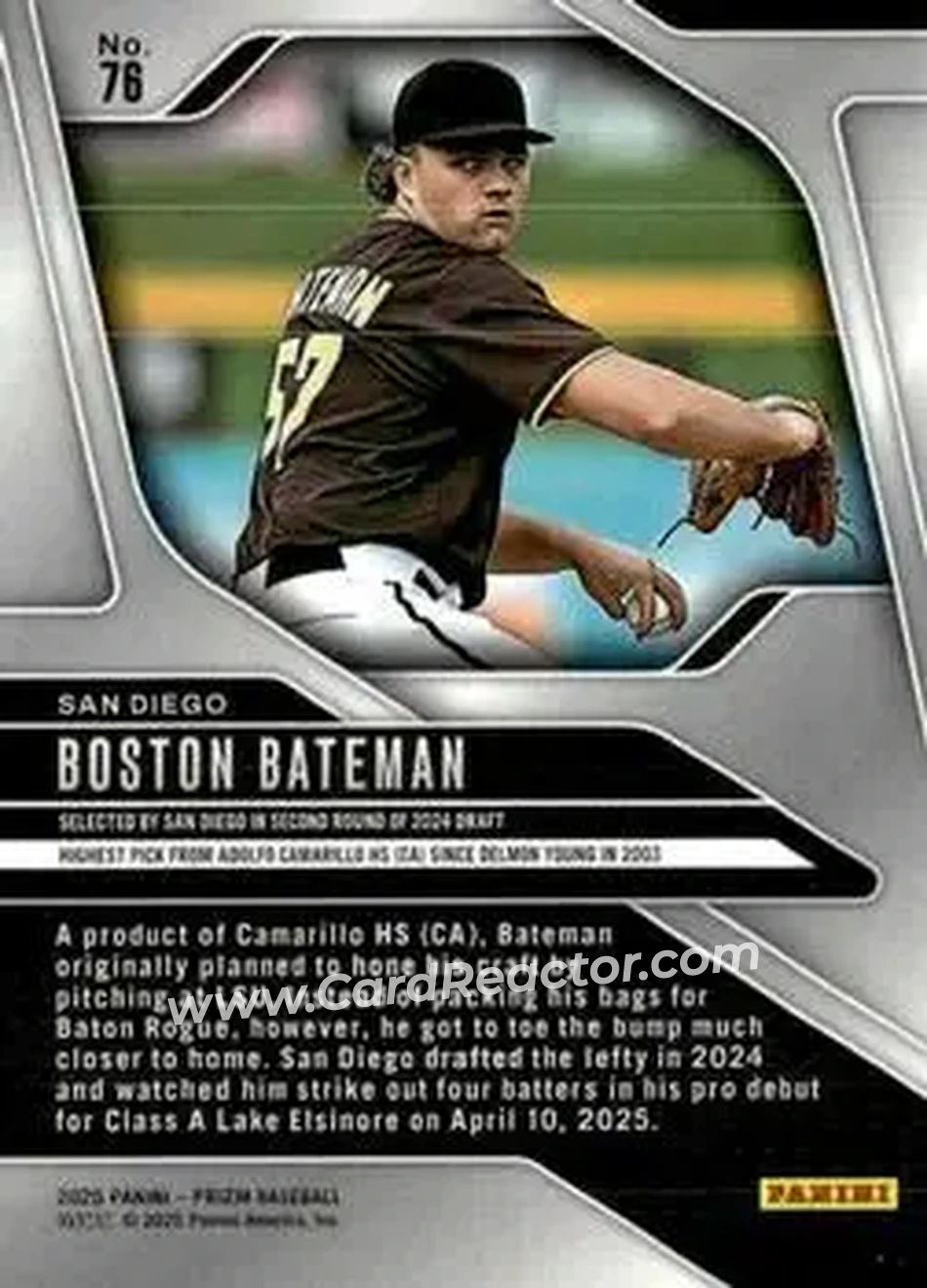 Back of Boston Bateman