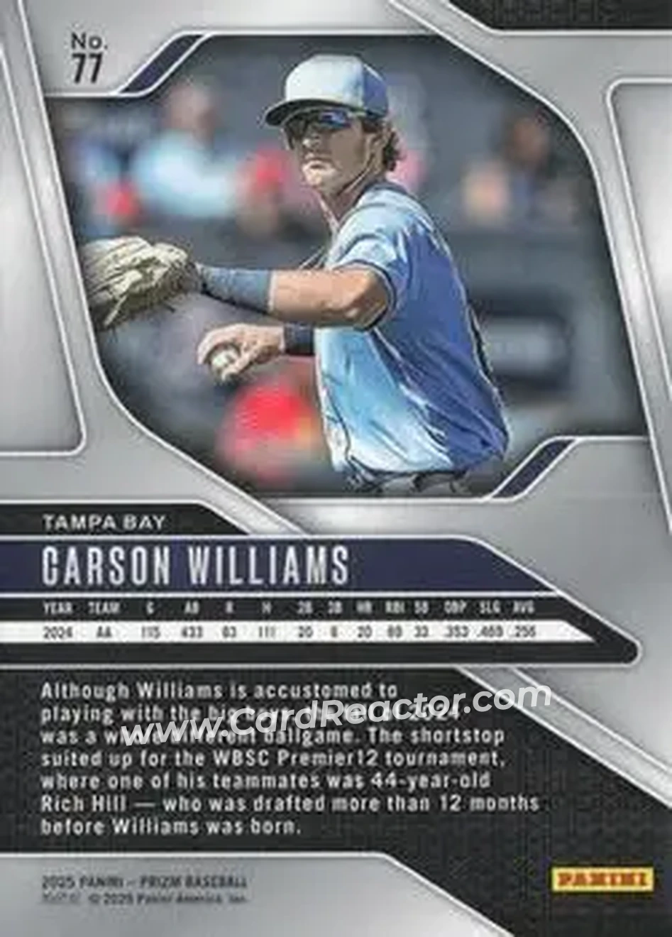 Back of Carson Williams