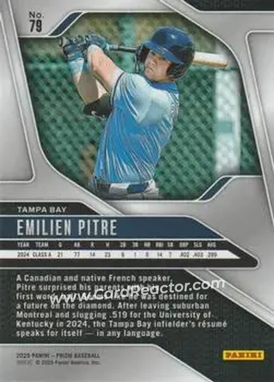Back of Emilien Pitre
