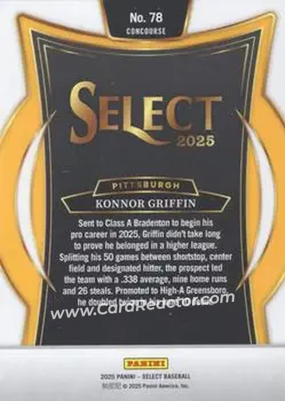 Back of Konnor Griffin