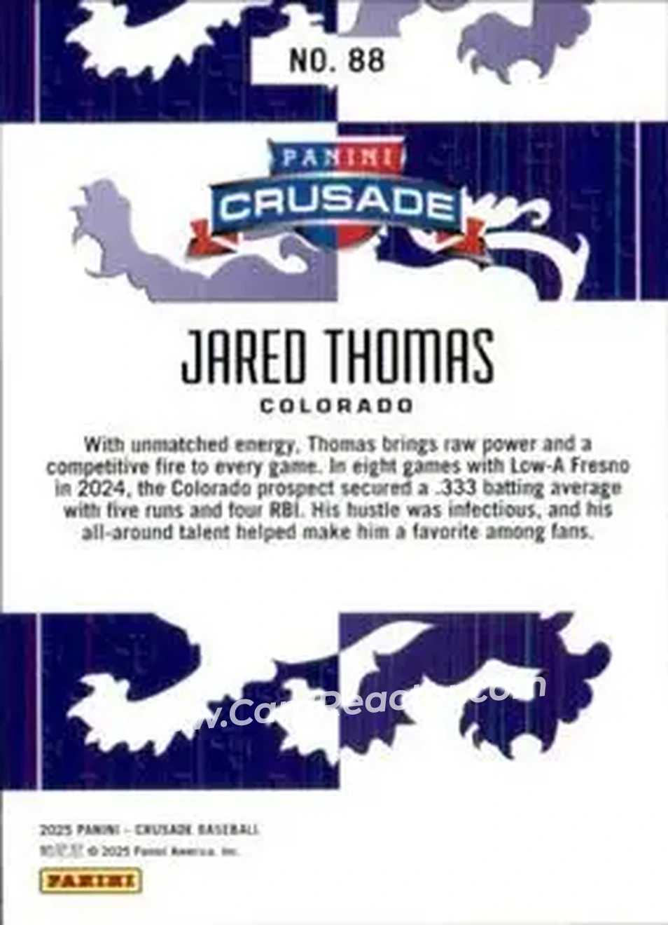 Back of Jared Thomas