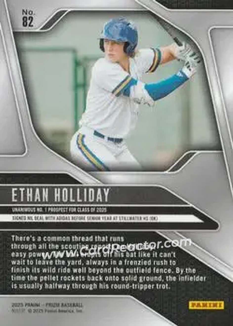Back of Ethan Holliday