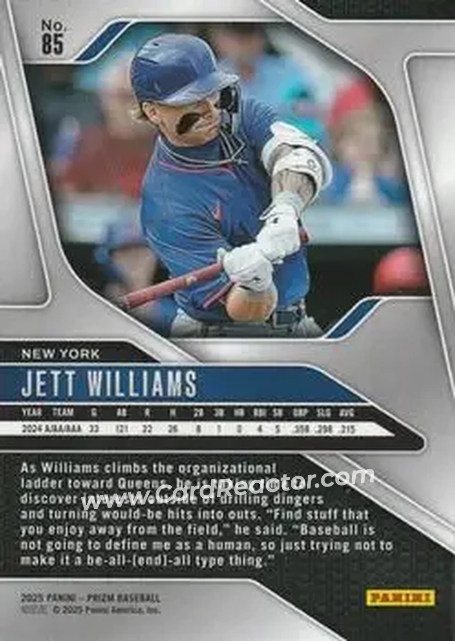 Back of Jett Williams
