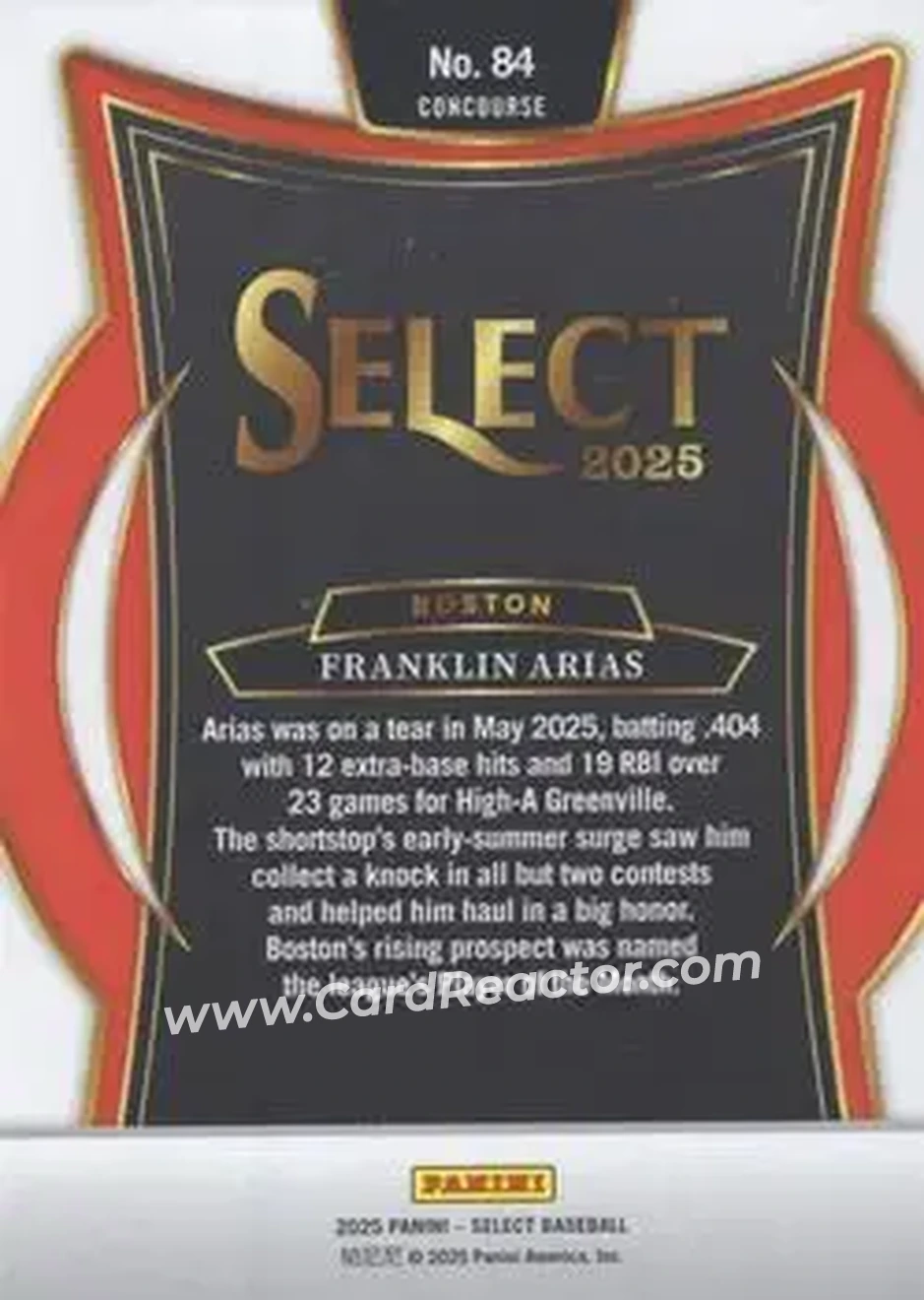 Back of Franklin Arias