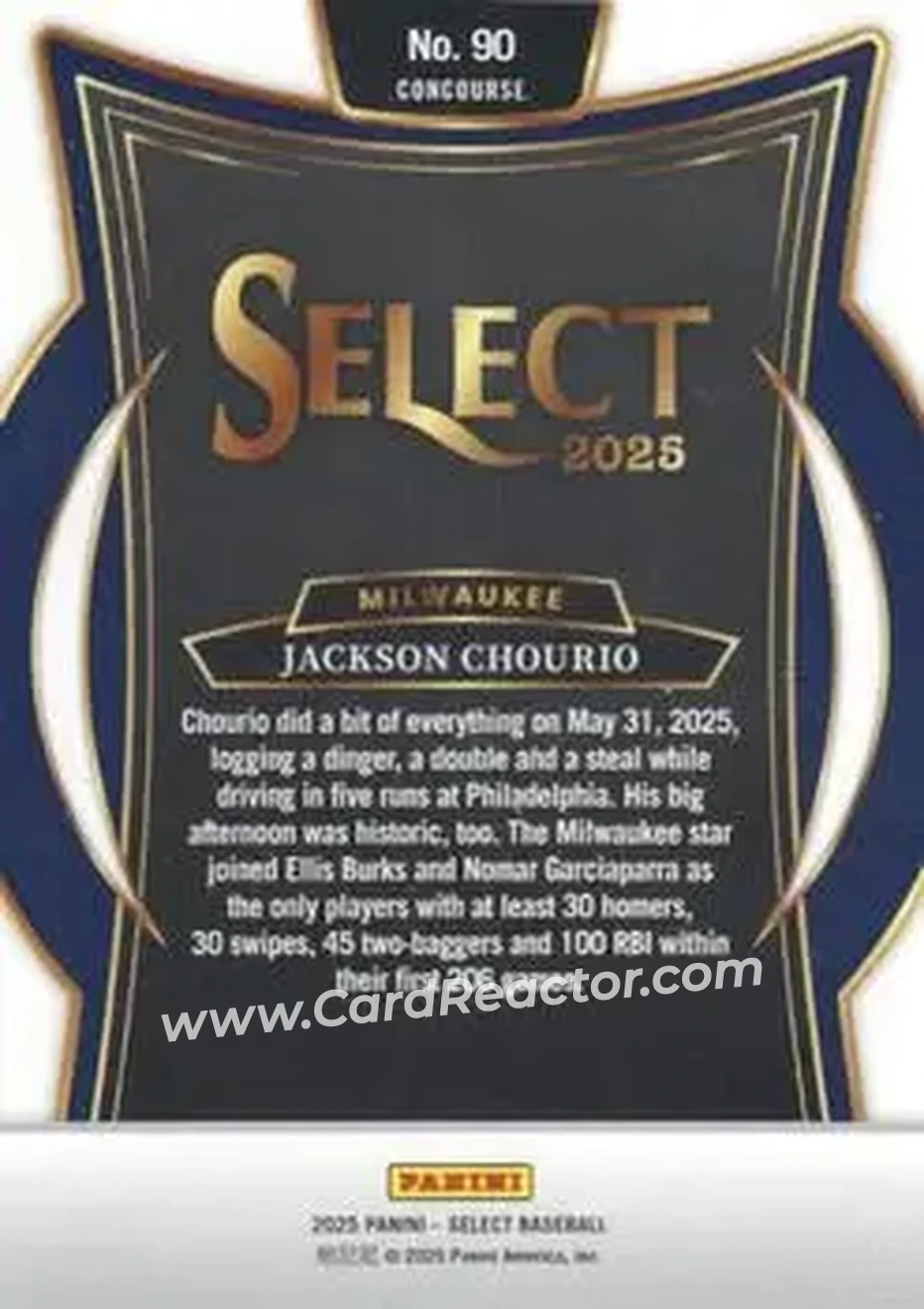 Back of Jackson Chourio