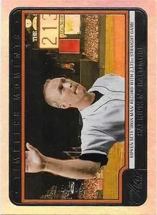 2025 Panini Three and Two #134 Cal Ripken