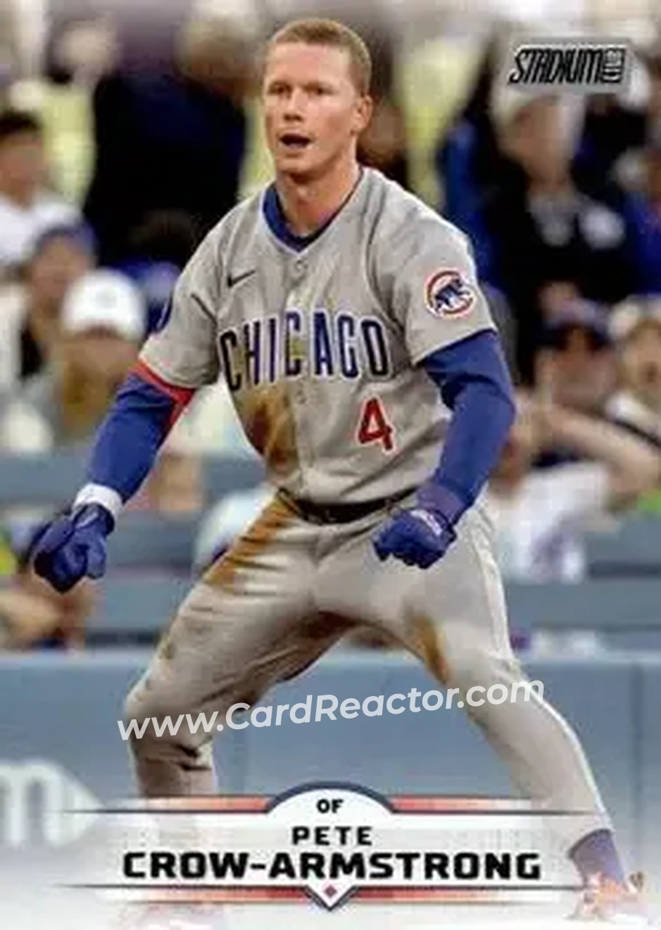 Front of Pete Crow-Armstrong