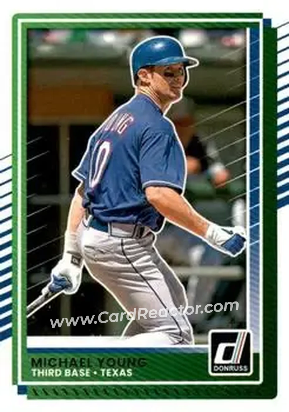 Front of Michael Young