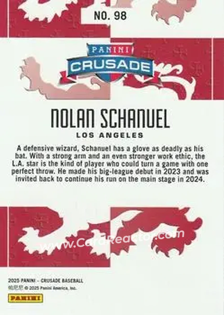 Back of Nolan Schanuel