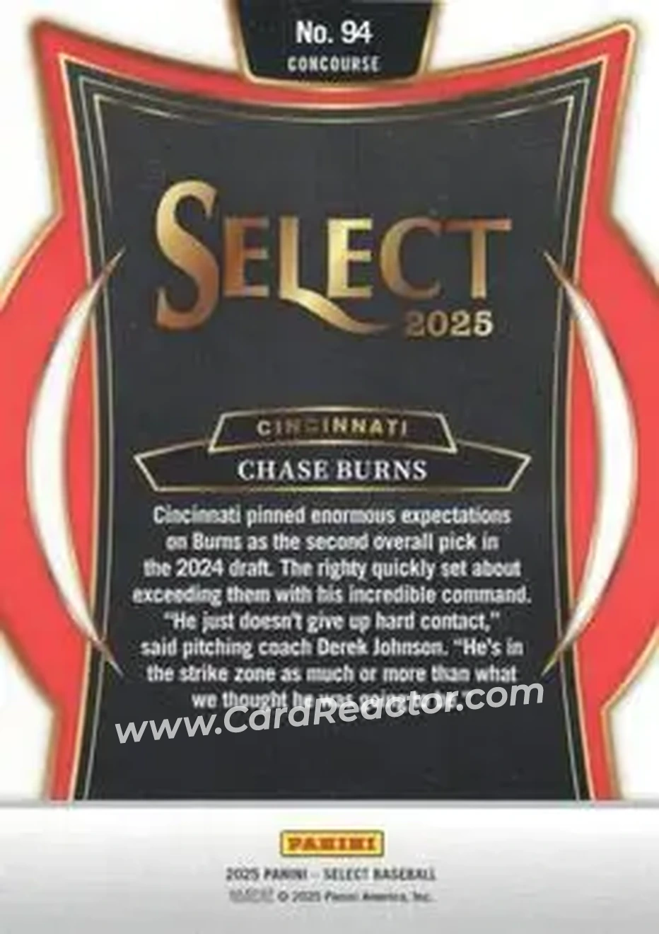 Back of Chase Burns