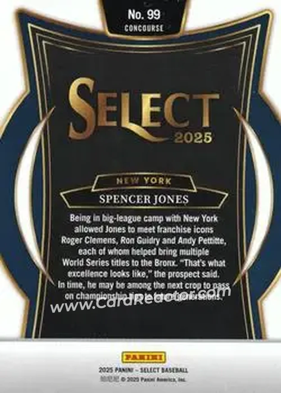 Back of Spencer Jones