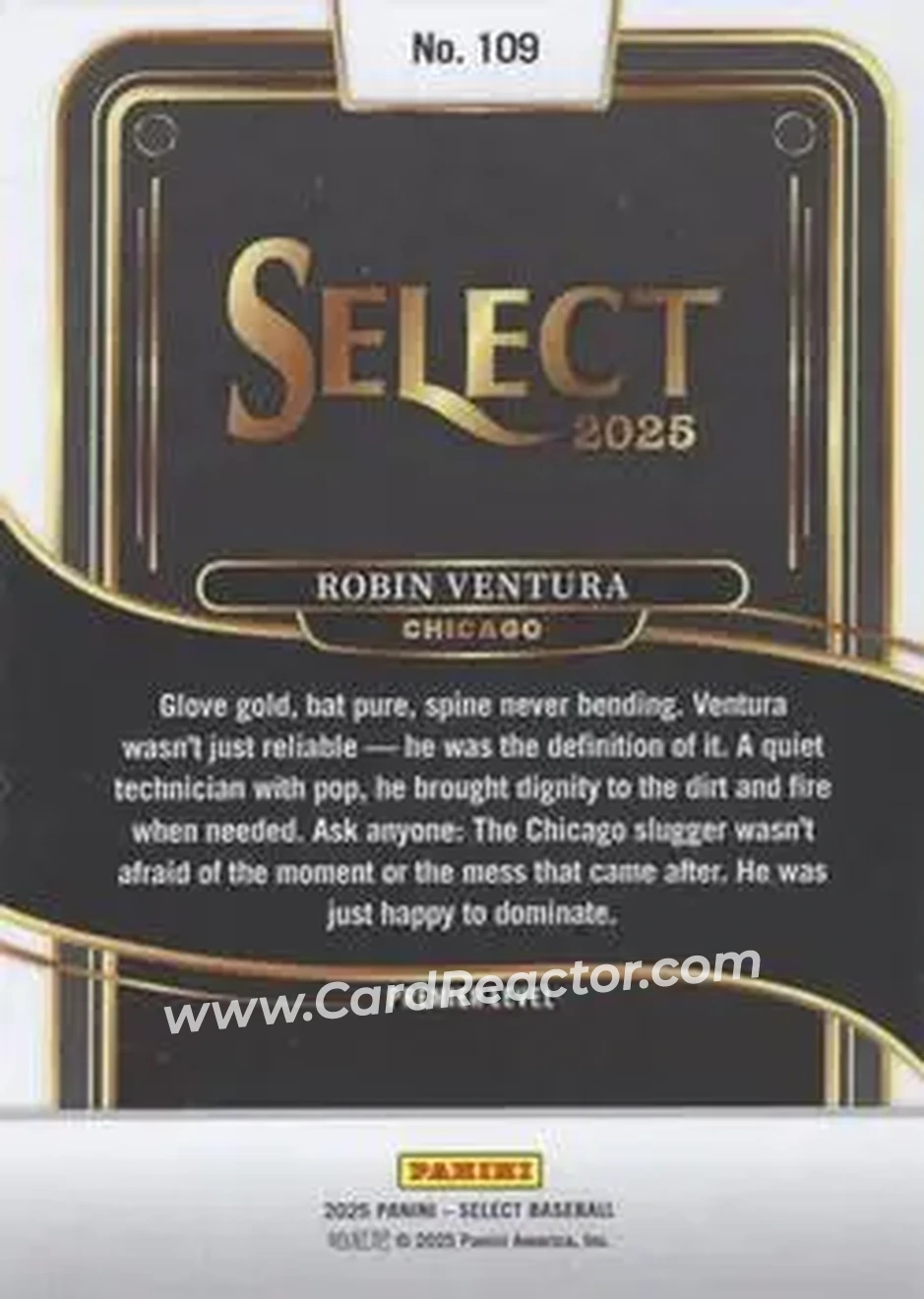 Back of Robin Ventura