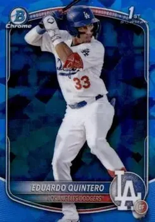 2025 Bowman Sapphire Edition #BCP-115 Eduardo Quintero