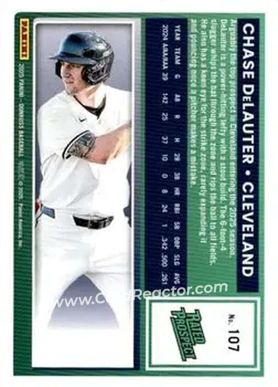 Back of Chase DeLauter