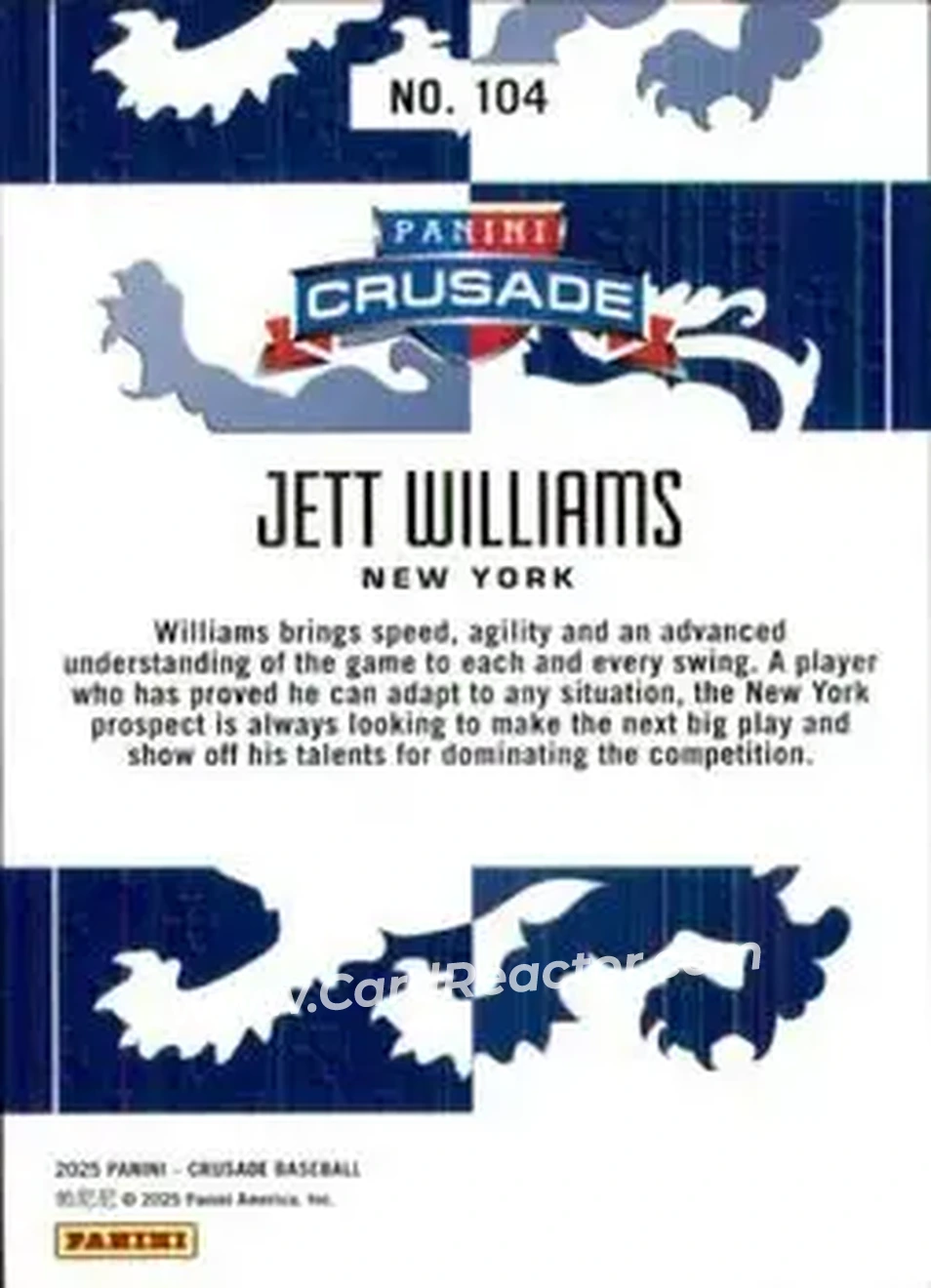 Back of Jett Williams