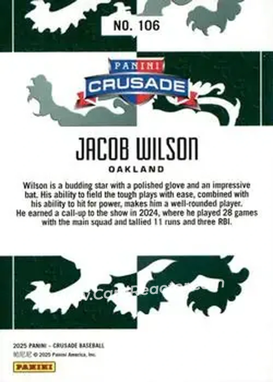 Back of Jacob Wilson
