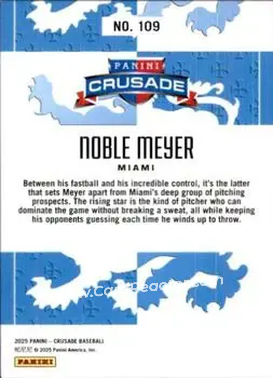 Back of Noble Meyer