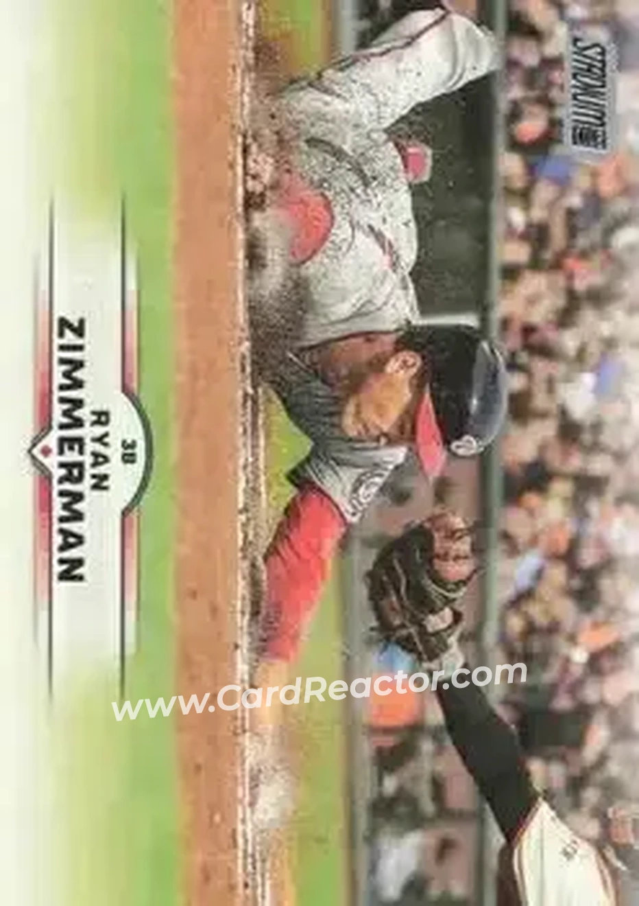 Front of Ryan Zimmerman