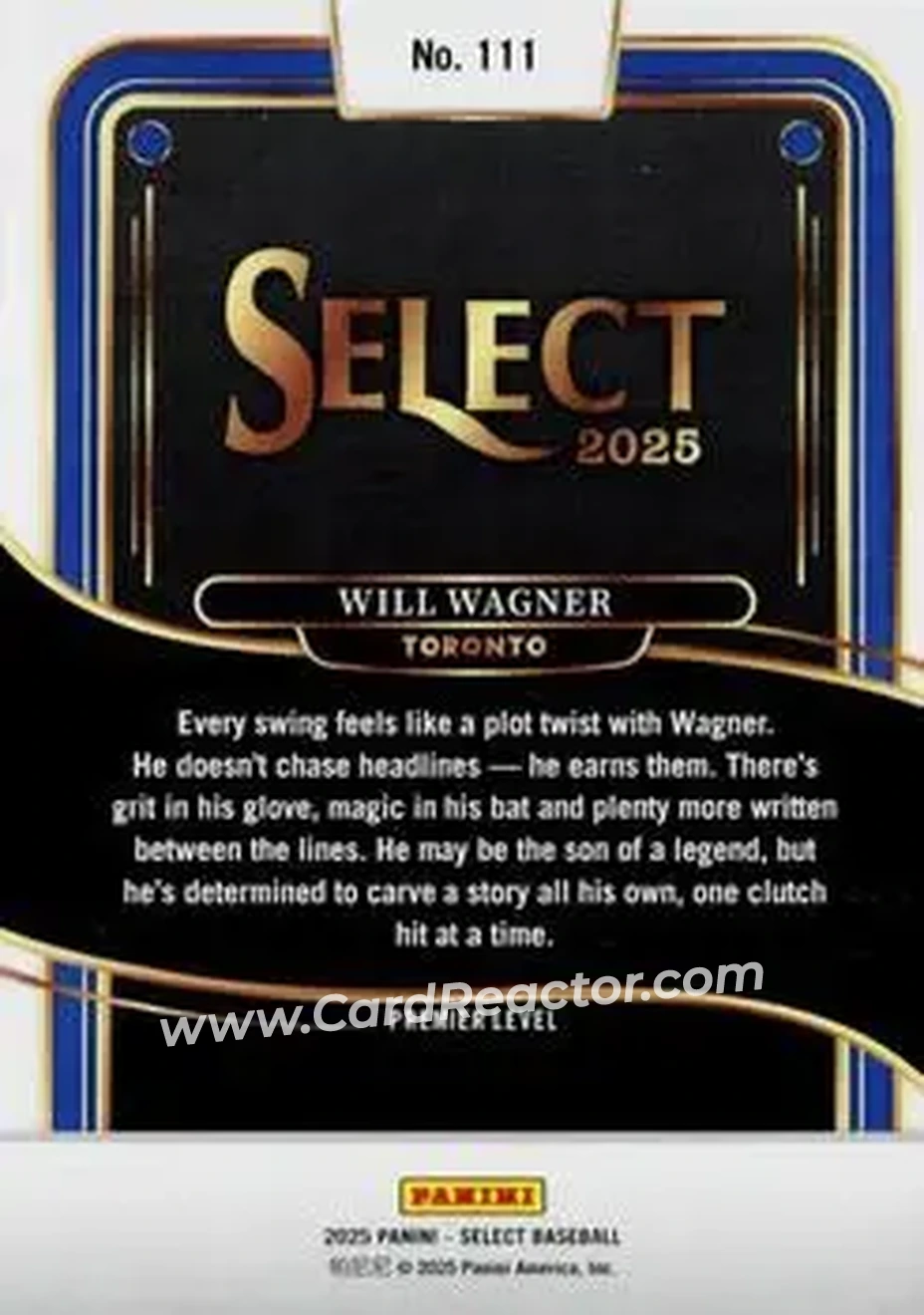 Back of Will Wagner