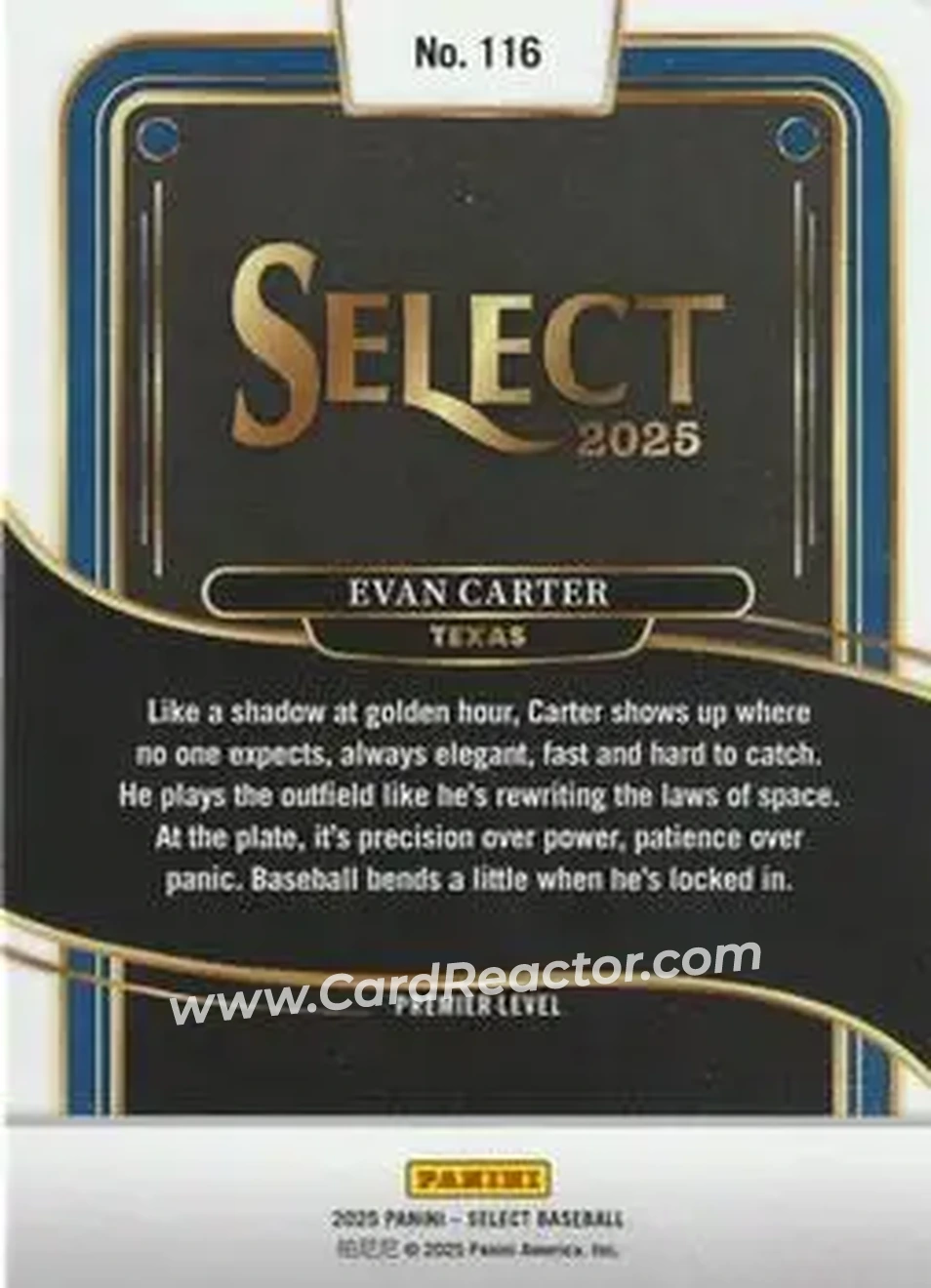 Back of Evan Carter