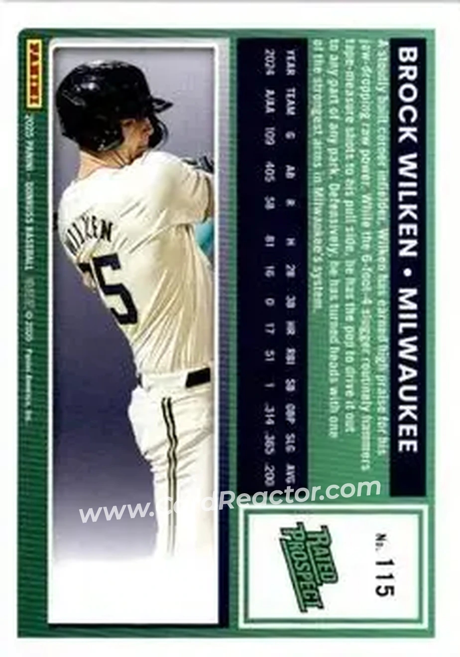 Back of Brock Wilken
