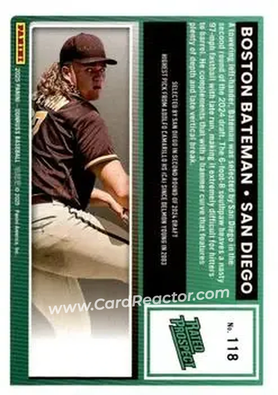 Back of Boston Bateman