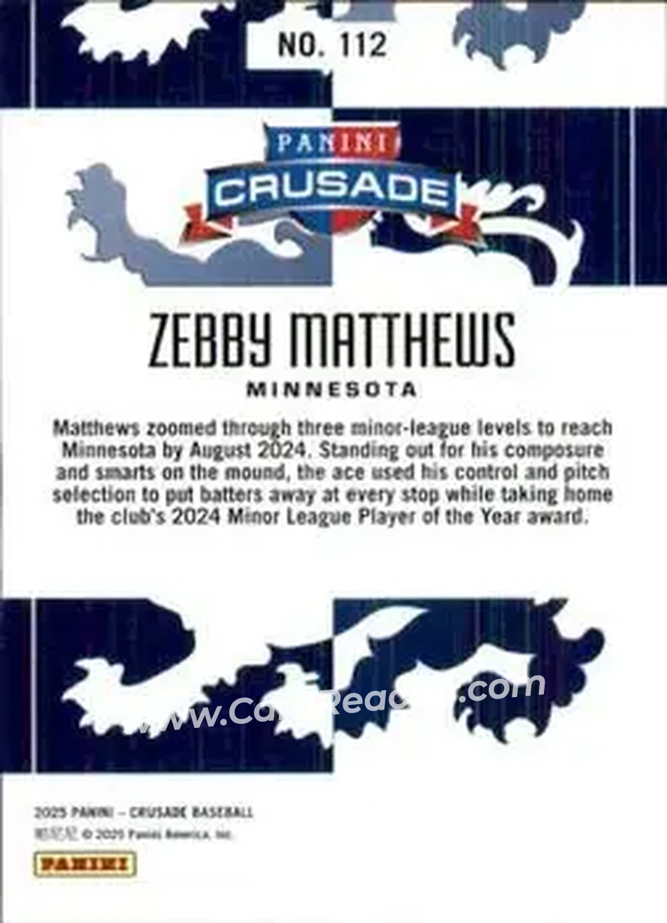 Back of Zebby Matthews