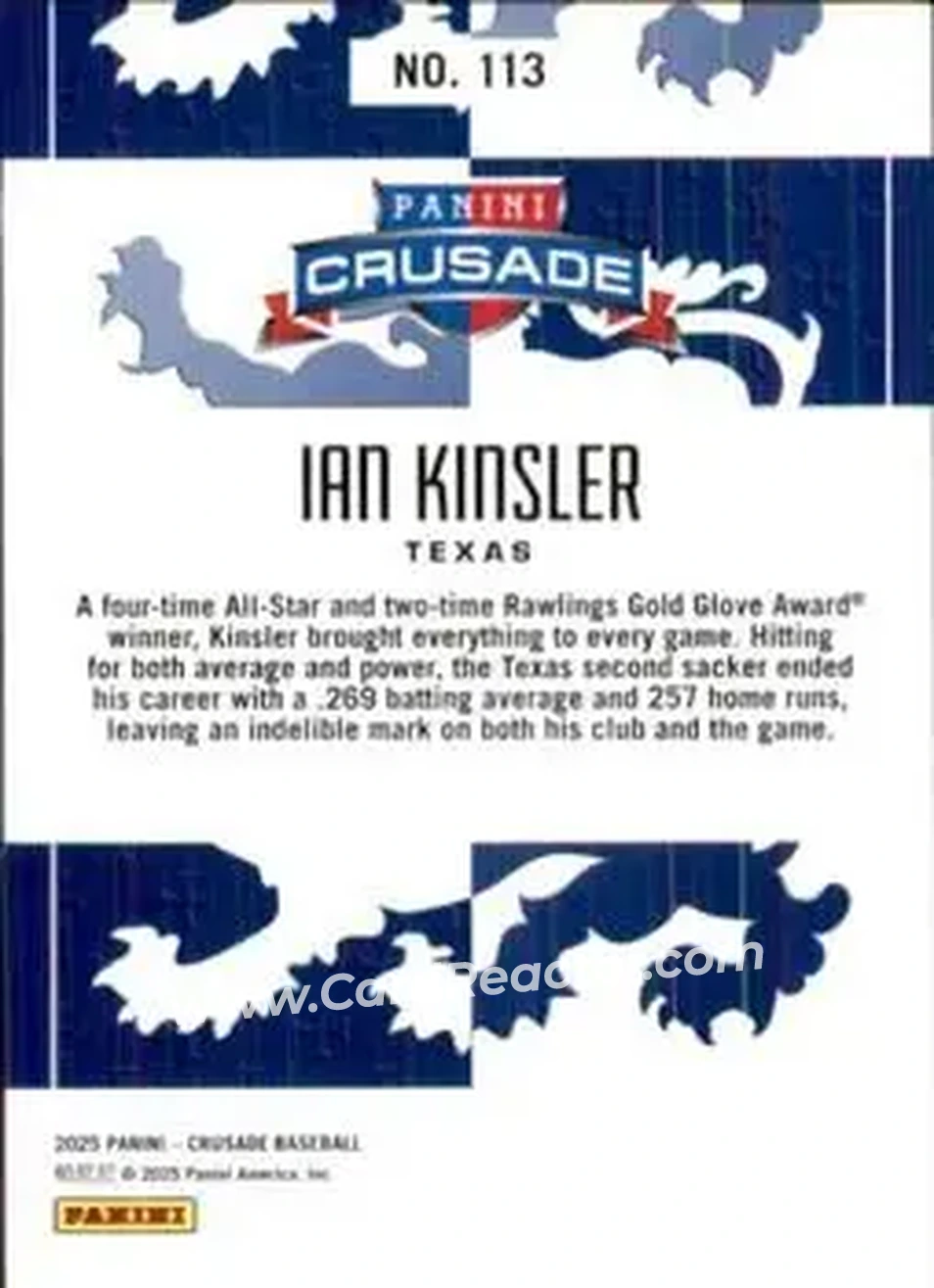 Back of Ian Kinsler