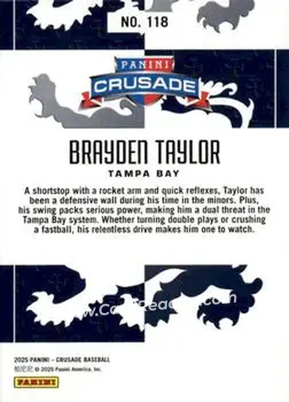 Back of Brayden Taylor