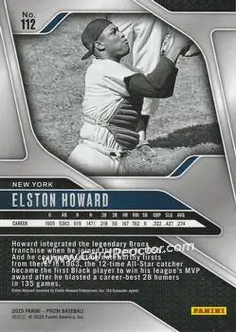 Back of Elston Howard