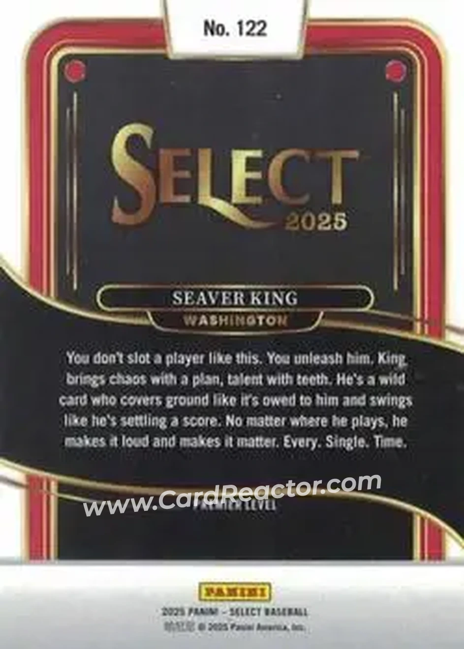Back of Seaver King