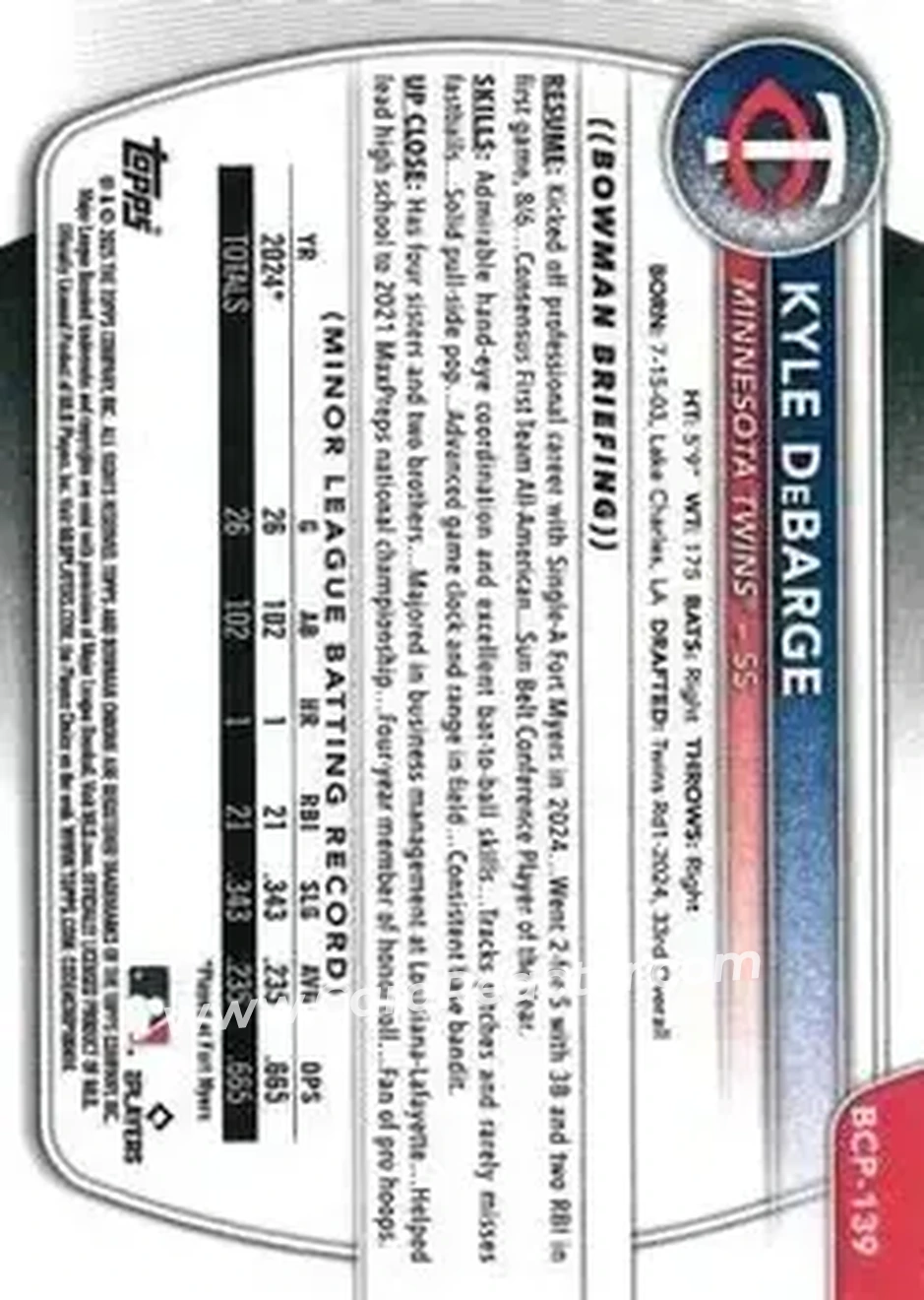 Back of Kyle DeBarge