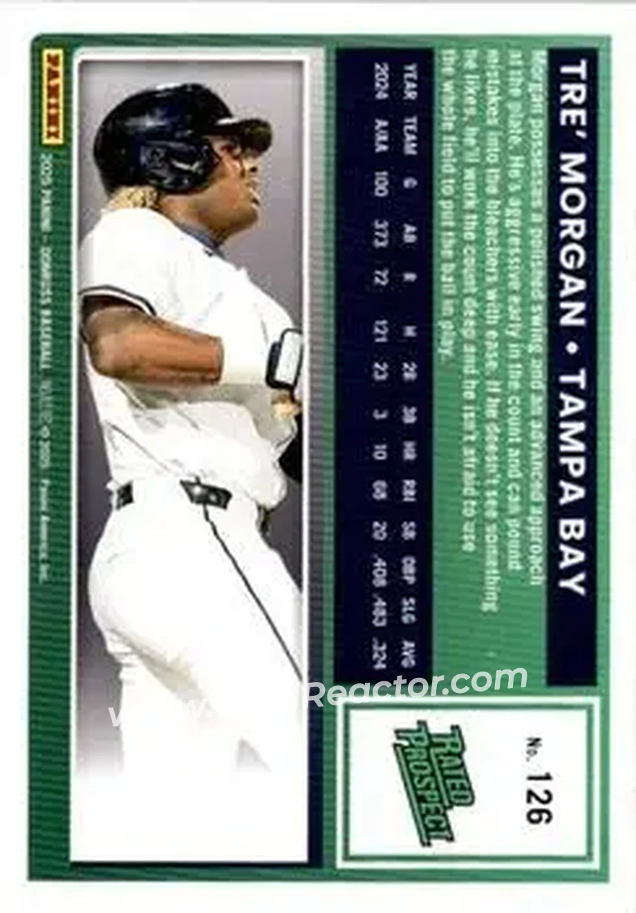 Back of Tre' Morgan