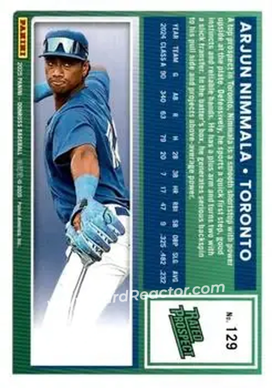 Back of Arjun Nimmala