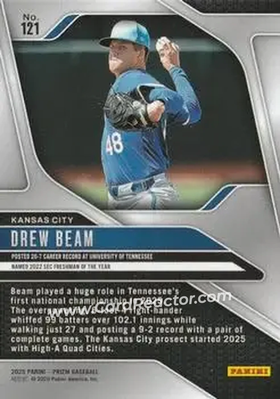 Back of Drew Beam
