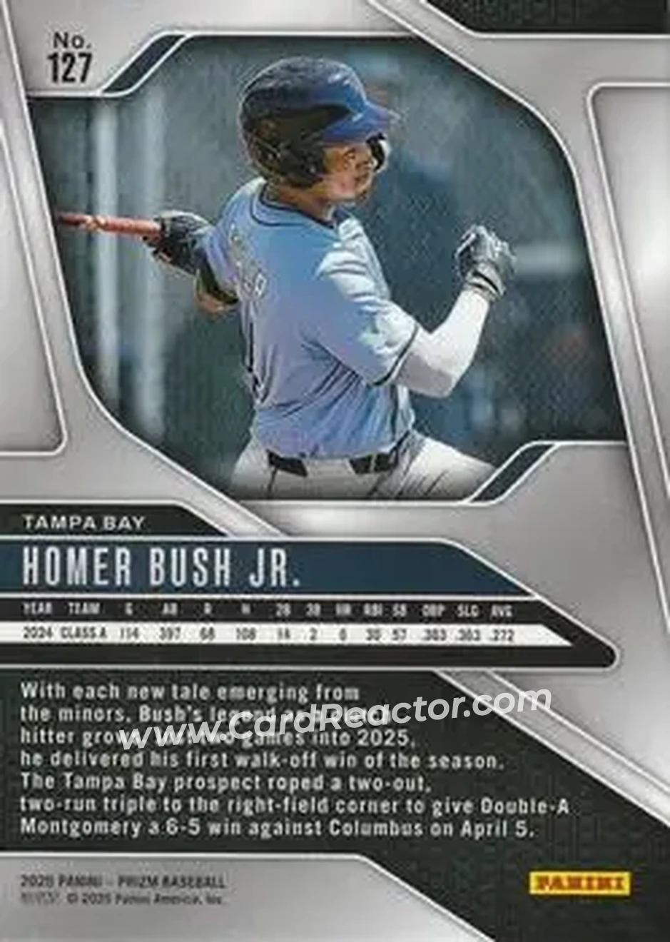Back of Homer Bush Jr.
