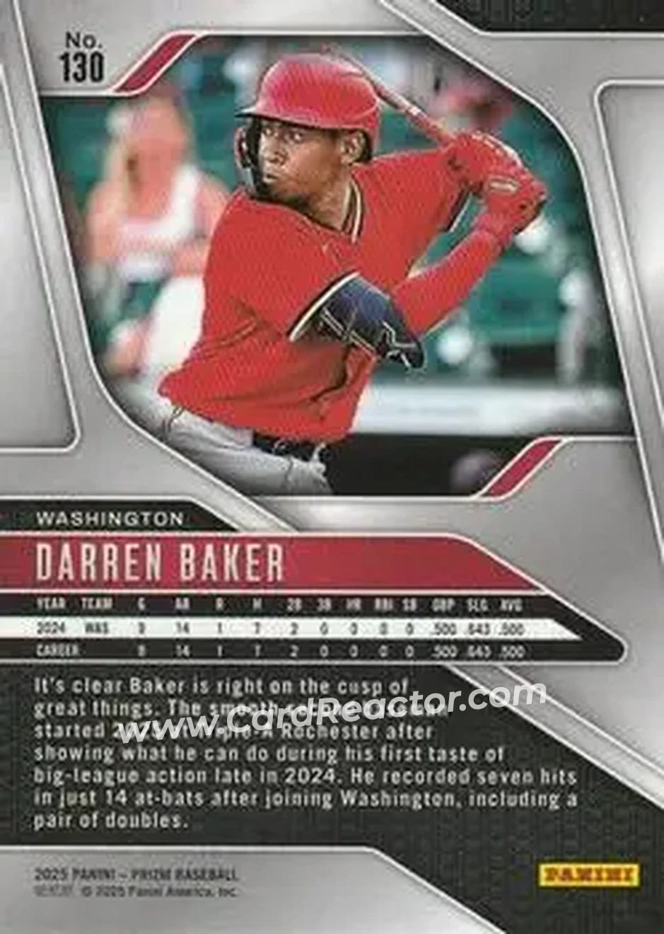 Back of Darren Baker