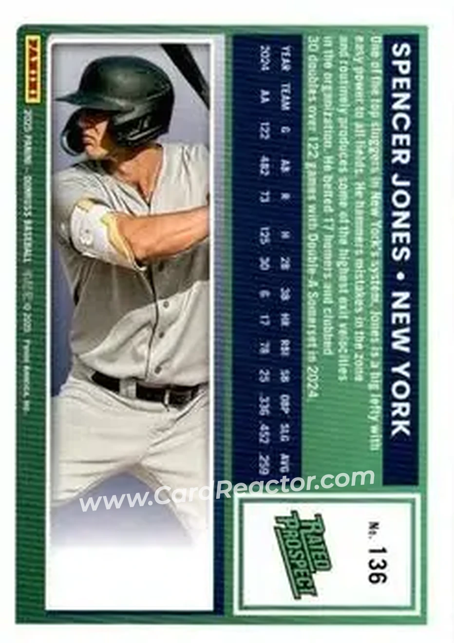 Back of Spencer Jones