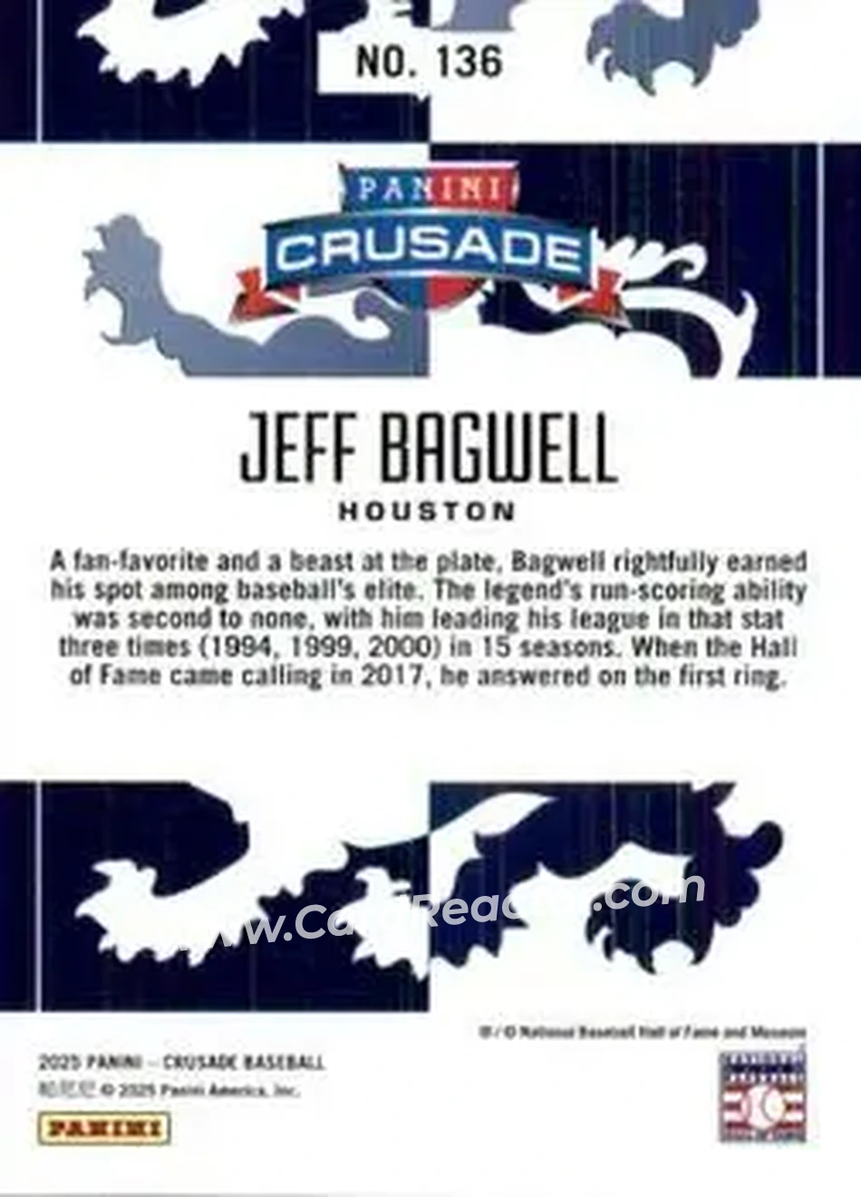 Back of Jeff Bagwell