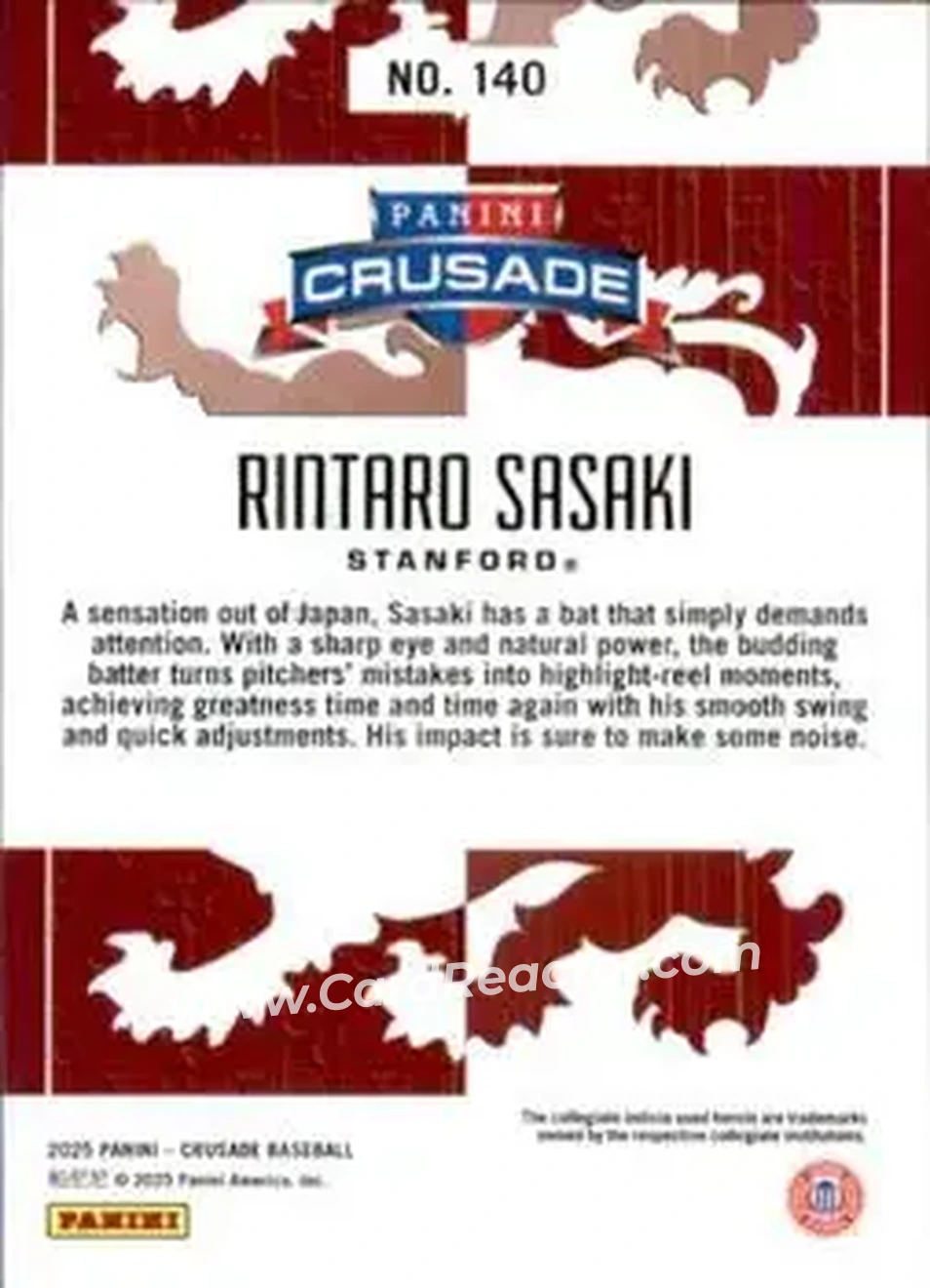 Back of Rintaro Sasaki