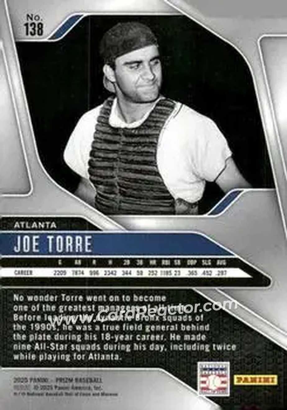 Back of Joe Torre