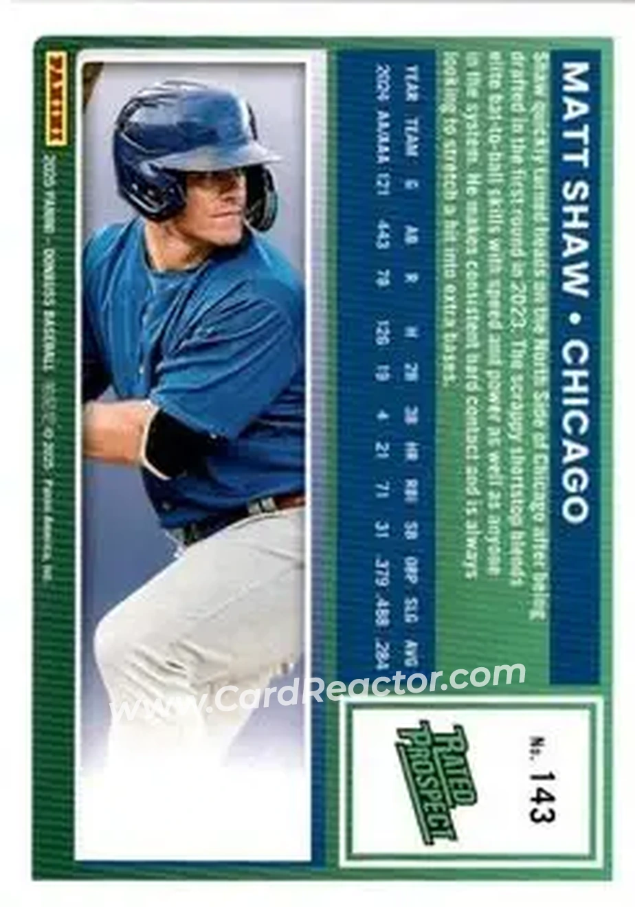 Back of Matt Shaw