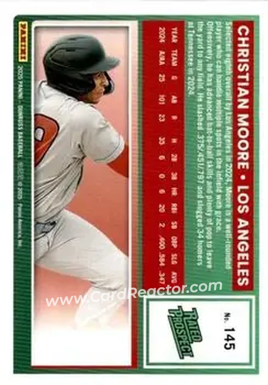 Back of Christian Moore