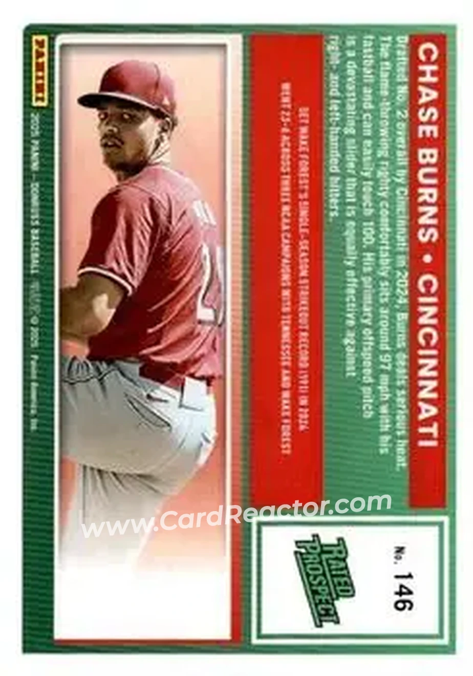 Back of Chase Burns