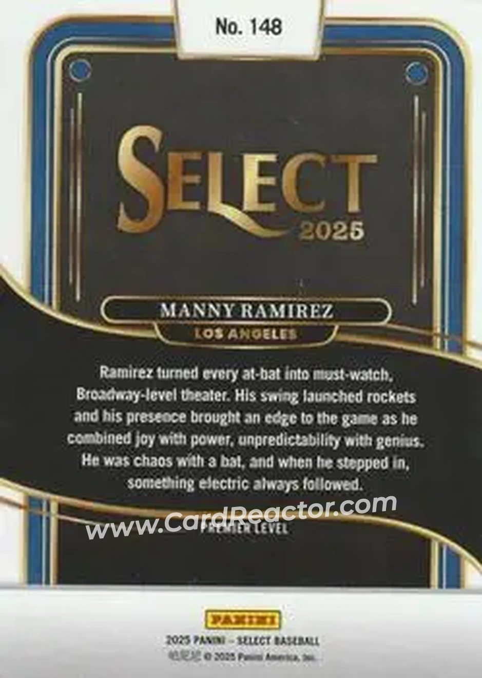 Back of Manny Ramirez